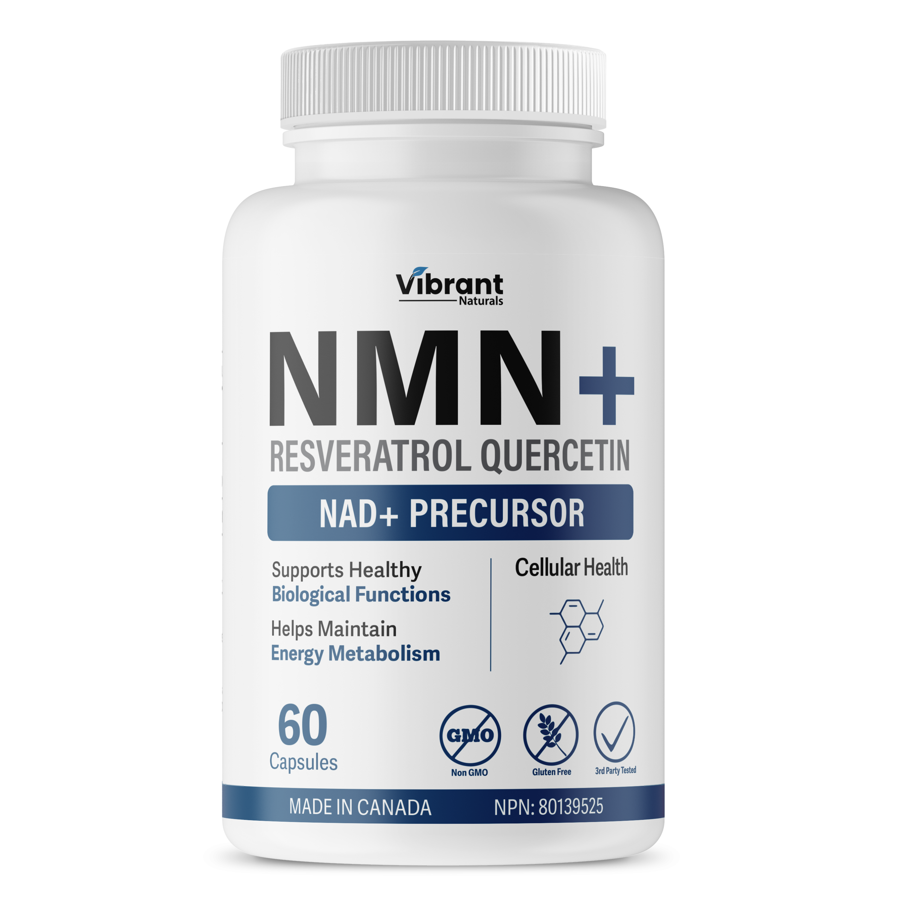 NMN Supplement With Resveratrol & Quercetin | NAD Supplement